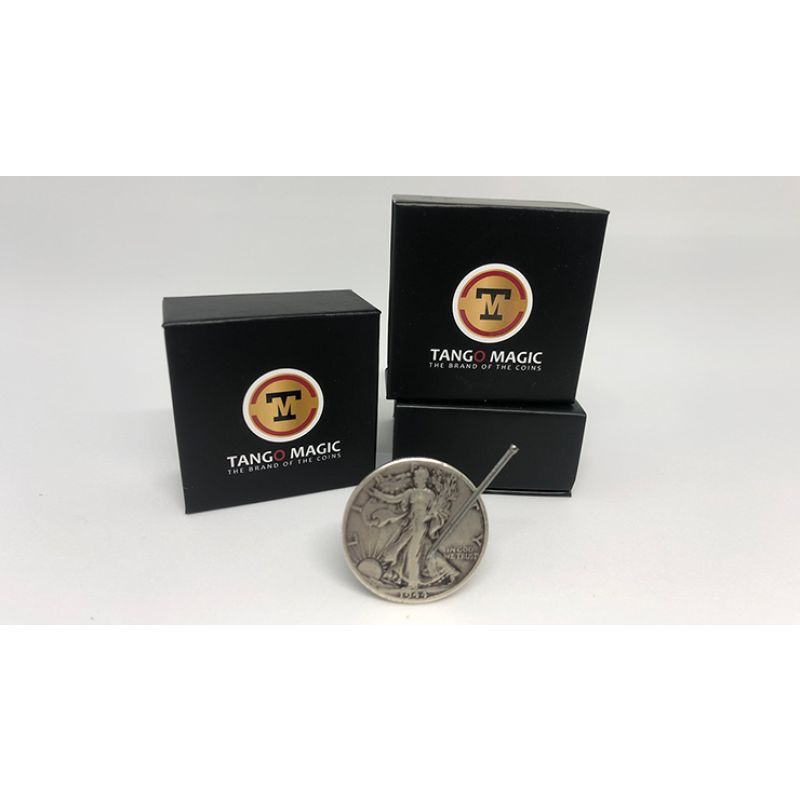 Foto Magnetic Coin Walking Liberty (w/DVD) (D0136) by Tango - Tricks