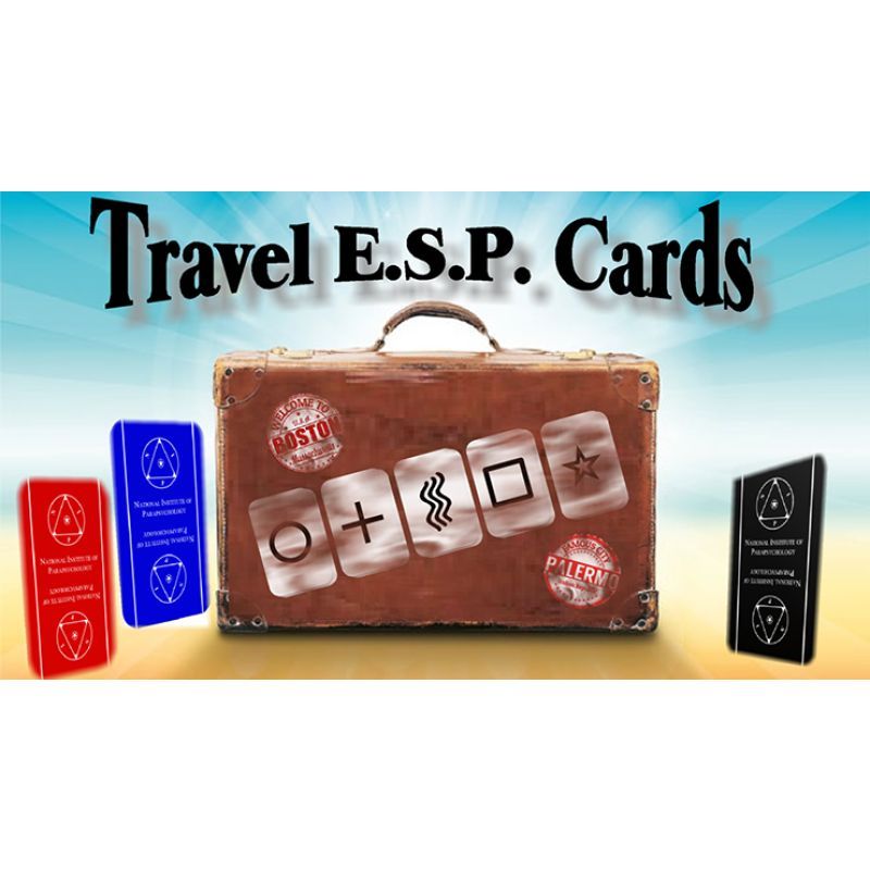Foto Travel ESP Cards Black (Gimmicks and Online Instructions) by Paul Carnazzo - Trick