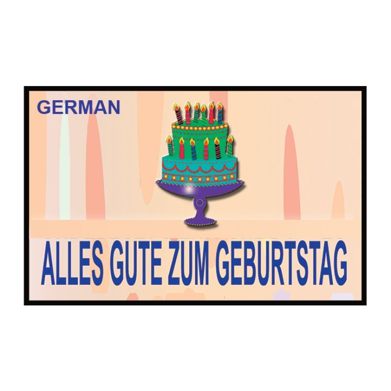 Foto HAPPY BIRTHDAY TORN AND RESTORED (German) 25 PK. by Uday s Magic World - TRICK