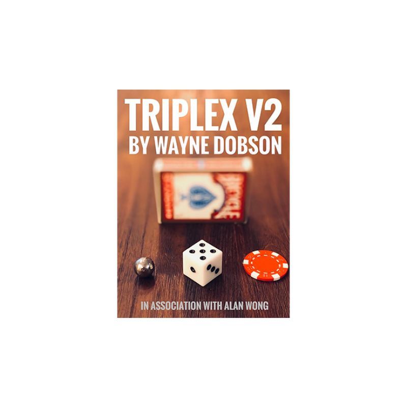 Foto TRIPLEX V2 by Wayne Dobson and Alan Wong (Gimmicks and Online Instructions) - Trick (VT)