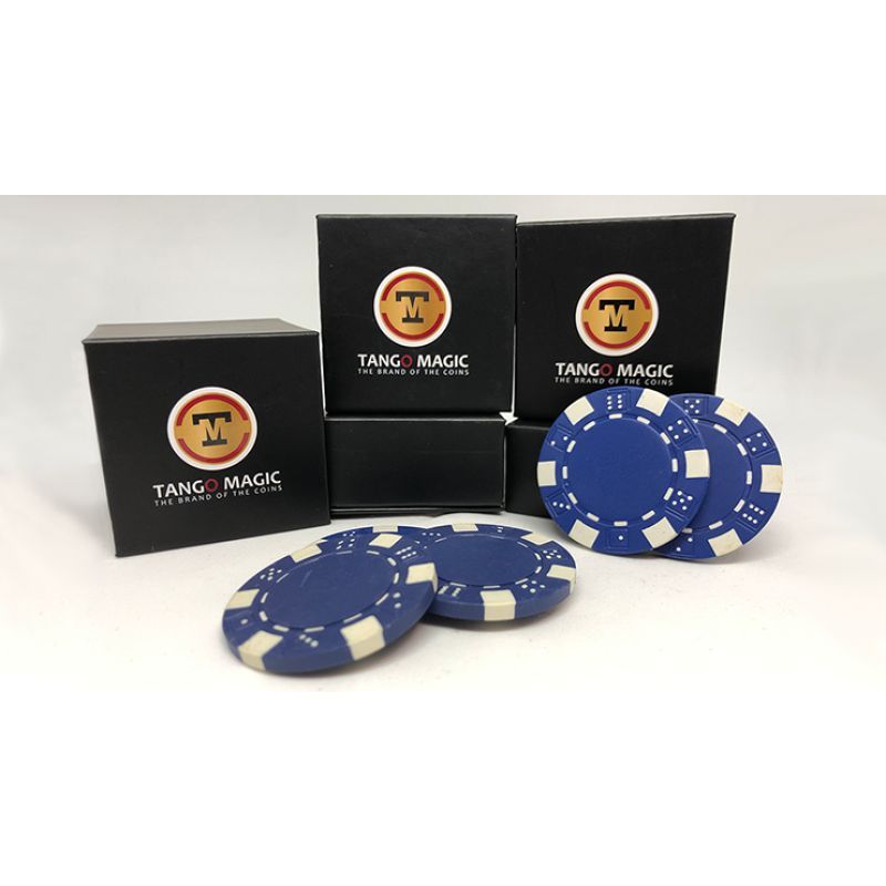 Foto TUC Poker Chip Blue plus 3 regular chips (PK002B) by Tango Magic - Trick