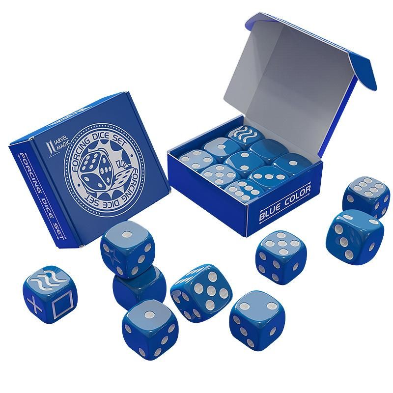 Foto Forcing Dice Set by Iarvel Magic - Forcing plus Normal Dice - Blue