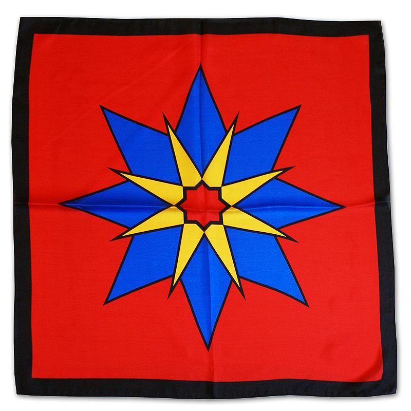 Foto Sitta Star Silk - Rosso - Cm 55 x 55