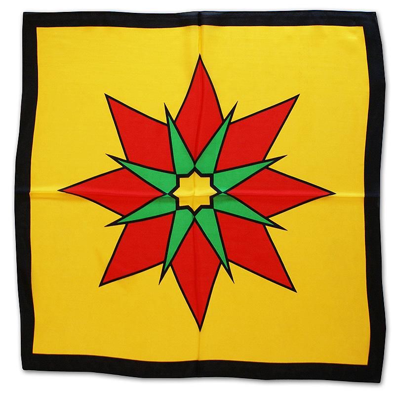 Foto Sitta Star Silk - Giallo - Cm 110 x 110