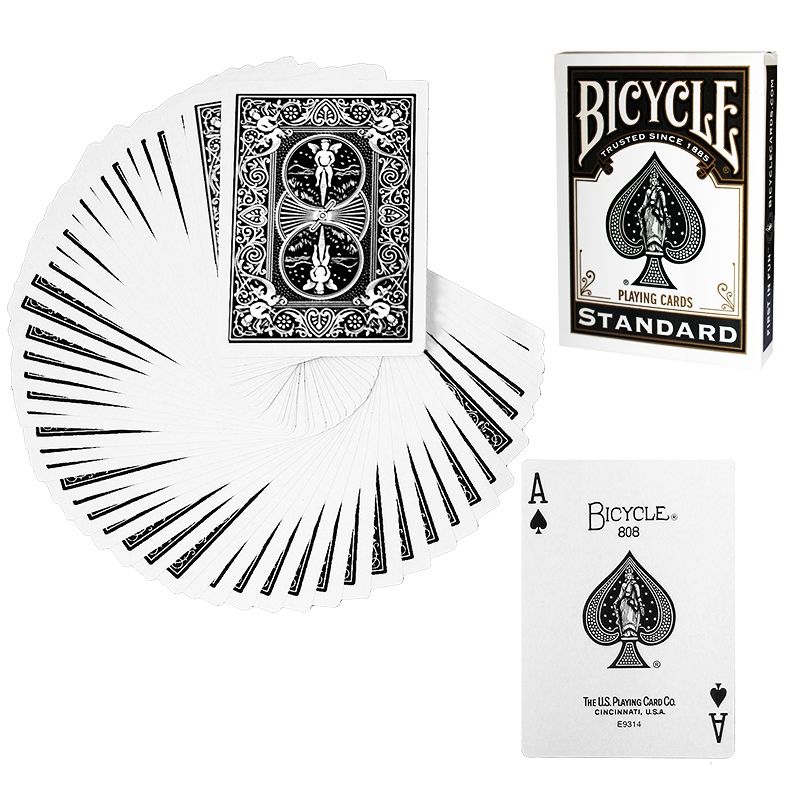 Foto Bicycle - Mazzo regolare formato poker - Nero