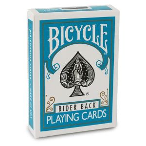 Foto Bicycle - Mazzo regolare formato poker - Turchese