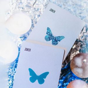 Foto  Butterfly Seasons Playing Cards - Winter  (marked)