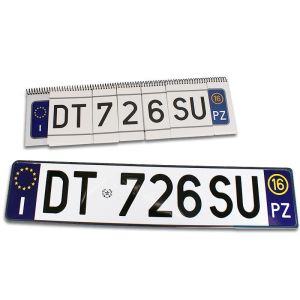 Foto License Plate Prediction by IDEAA Lab - Targa italiana
