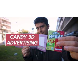 Foto 3D Candy Advertisement (Gimmicks and Online Instructions) by Henry Evans and Mysteries - Trick