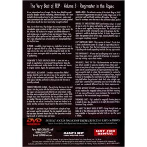 Foto Very Best of Flip Vol 3 (Flip-Ringmaster in the Ropes) by L & L Publishing - DVD (VT)