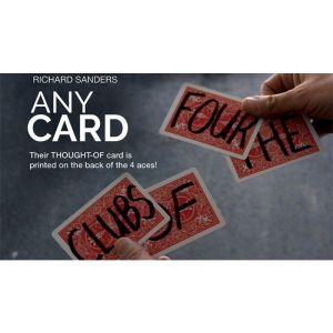 Foto Any Card (Gimmick and Online Instructions) by Richard Sanders - Trick