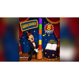 Foto 8 Foot Appearing Multi-Color Pole by Big Guy's Magic - Coloring Book Kicker Finale