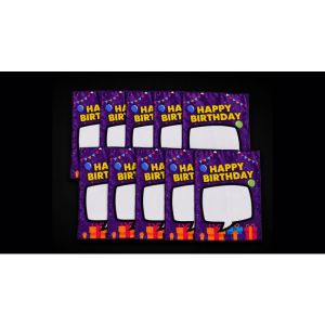 Foto Birthday Silk Surprise REFILL (10 Silks) by PlayTime Magic DEFMA (Purple)