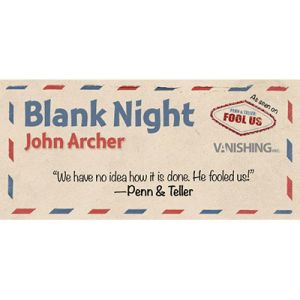 Foto Blank Night (Blue) by John Archer - Trick (VT)