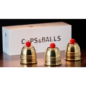 Foto Cups and Balls Set SMALL (Brass) by Bluether Magic and Raphael