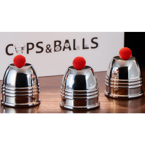 Foto Cups and Balls Set MINI (Stainless-Steel) by Bluether Magic and Raphael