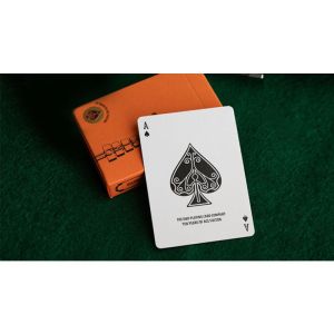 Foto ACE FULTON'S 10 YEAR ANNIVERSARY SUNSET ORANGE PLAYING CARDS (VT)