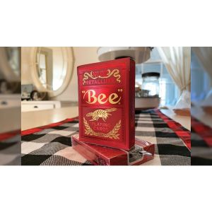 Foto Bee Red MetalLuxe Playing Cards by US Playing Card