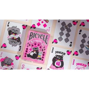 Foto Bicycle Cat (Pink) Playing Cards by US Playing Card Co.