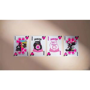 Foto Bicycle Cat (Pink) Playing Cards by US Playing Card Co.