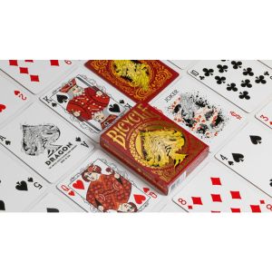 Foto Bicycle Dragon Red Playing Cards by US Playing Card Co