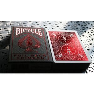 Foto Bicycle Rider Back Crimson Luxe (Red) Version 2 by US Playing Card Co