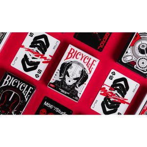 Foto Bicycle Machine56 R-TYPE/3 White Playing Cards by RunIt Decks