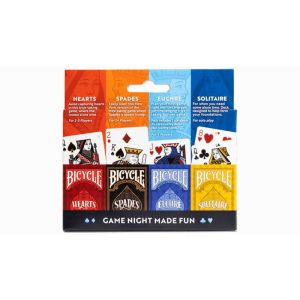 Foto Bicycle 4 Game Pack (Euchre, Spades, Hearts and Solitaire) by US Playing Card (VT)