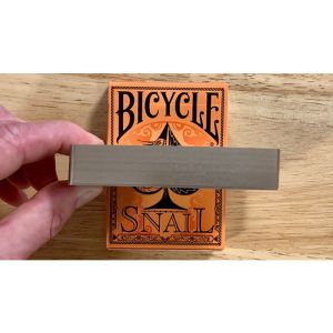 Foto Gilded Bicycle Snail (Orange) Playing Cards