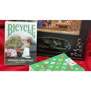 Foto Bicycle Vintage Christmas Playing Cards  by Collectable Playing Cards (VT)