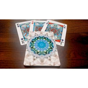 Foto Bicycle Kaleidoscope Blue Playing Cards