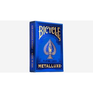 Foto Bicycle Metalluxe Blue Playing Cards by US Playing Card Co. (VT)