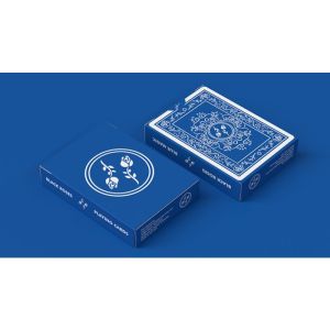 Foto Black Roses Blue Magic Playing Cards