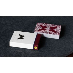 Foto Stripper Butterfly Playing Cards Version 2 Marked (Red) by Ondrej Psenicka (VT)