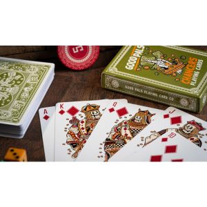 Foto Chancers V3 Green (Marked) Playing Cards by Good Pals