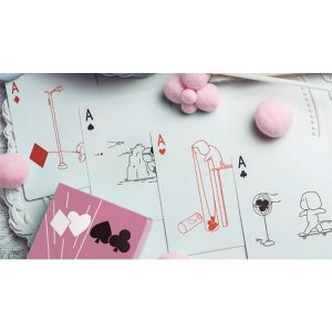 Foto Diary of Kitten and Puppy - Puppy Pink Edition Playing Cards