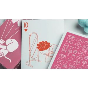 Foto Diary of Kitten and Puppy - Puppy Pink Edition Playing Cards