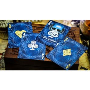 Foto Divination (Blue) Playing Cards by Midnight Cards (VT)