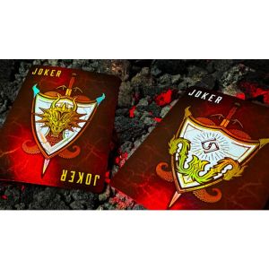 Foto Draconian Crimson Playing Cards by Midnight Cards (VT)