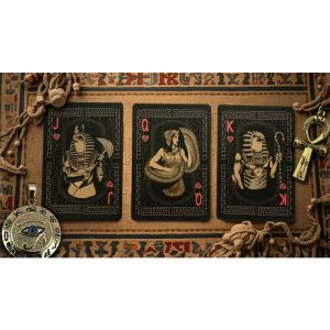 Foto Egypt Mythology Black Edition (Pharaoh, Dark Gray) Playing Cards (VT)