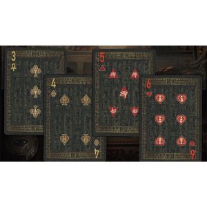 Foto Egypt Mythology Black Edition (Pharaoh, Dark Gray) Playing Cards (VT)