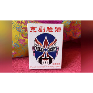 Foto Facial Makeups in Beijing Opera Playing Cards