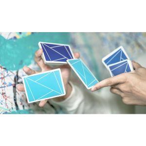 Foto Flexible Gradients Blue Playing Cards by TCC