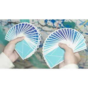 Foto Flexible Gradients Blue Playing Cards by TCC