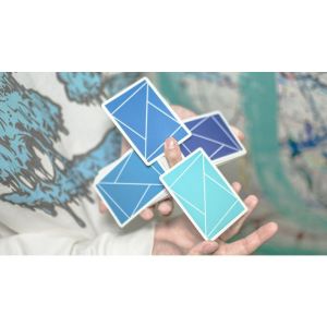 Foto Flexible Gradients Blue Playing Cards by TCC