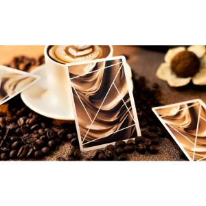 Foto Flexible Mocha Mousse Playing Cards by TCC