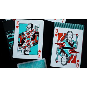 Foto FRANKLIN BBQ RETRO BLACK PLAYING CARDS