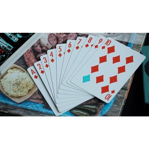 Foto FRANKLIN BBQ RETRO BLACK PLAYING CARDS