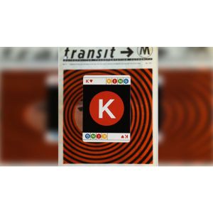 Foto BLACK EDITION FULTON STREET MTA PLAYING CARDS (1972 VIGNELLI MAP EDITION)