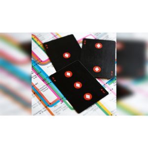 Foto BLACK EDITION FULTON STREET MTA PLAYING CARDS (1972 VIGNELLI MAP EDITION)